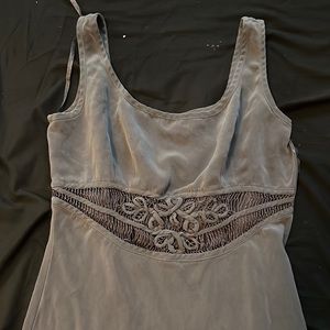 Grey lace dress